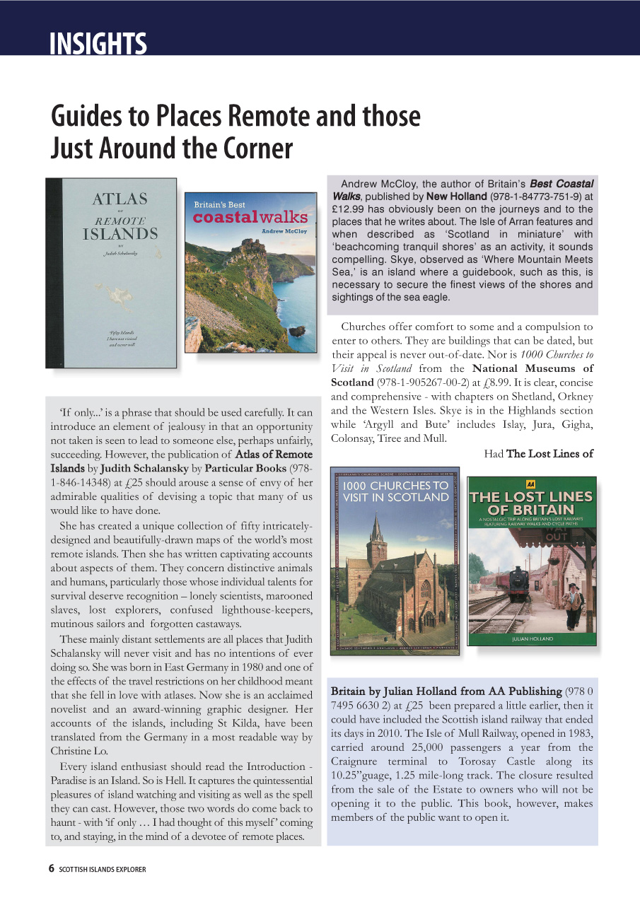 Scottish Islands Explorer Preview Pages