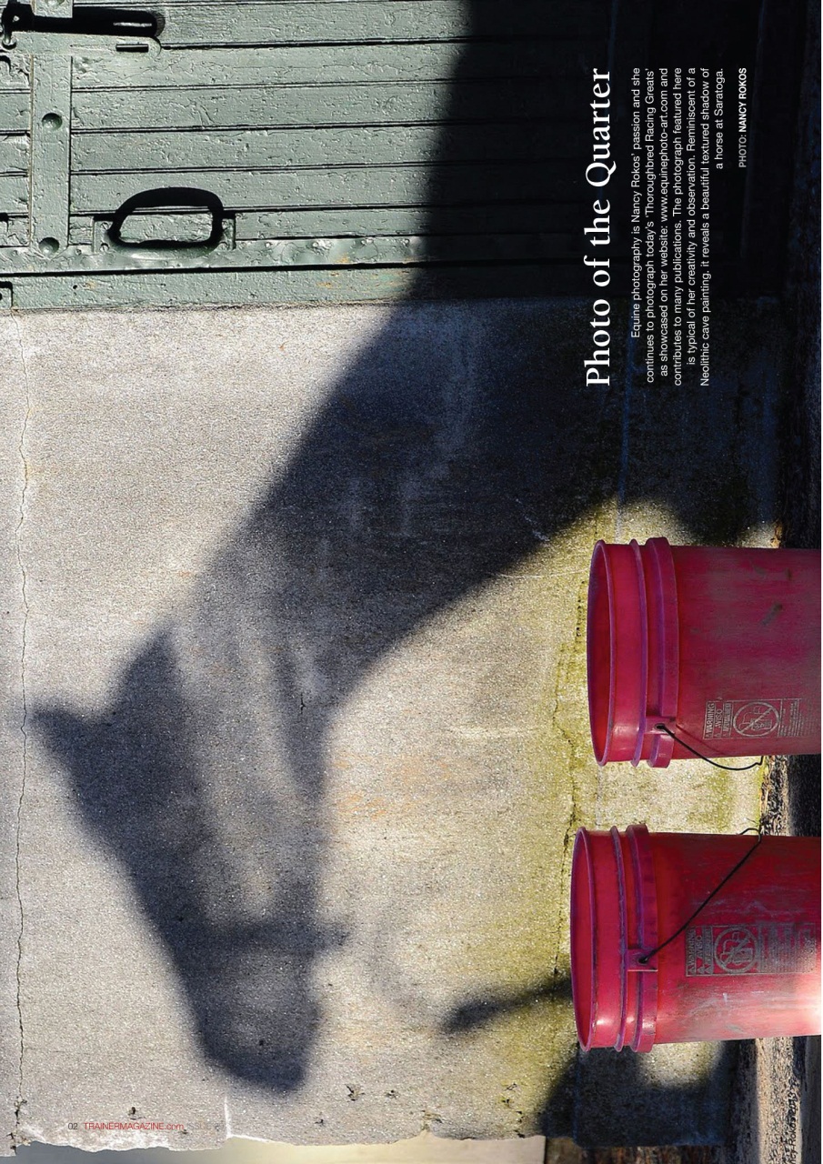 North American Trainer Magazine - horse racing Preview Pages