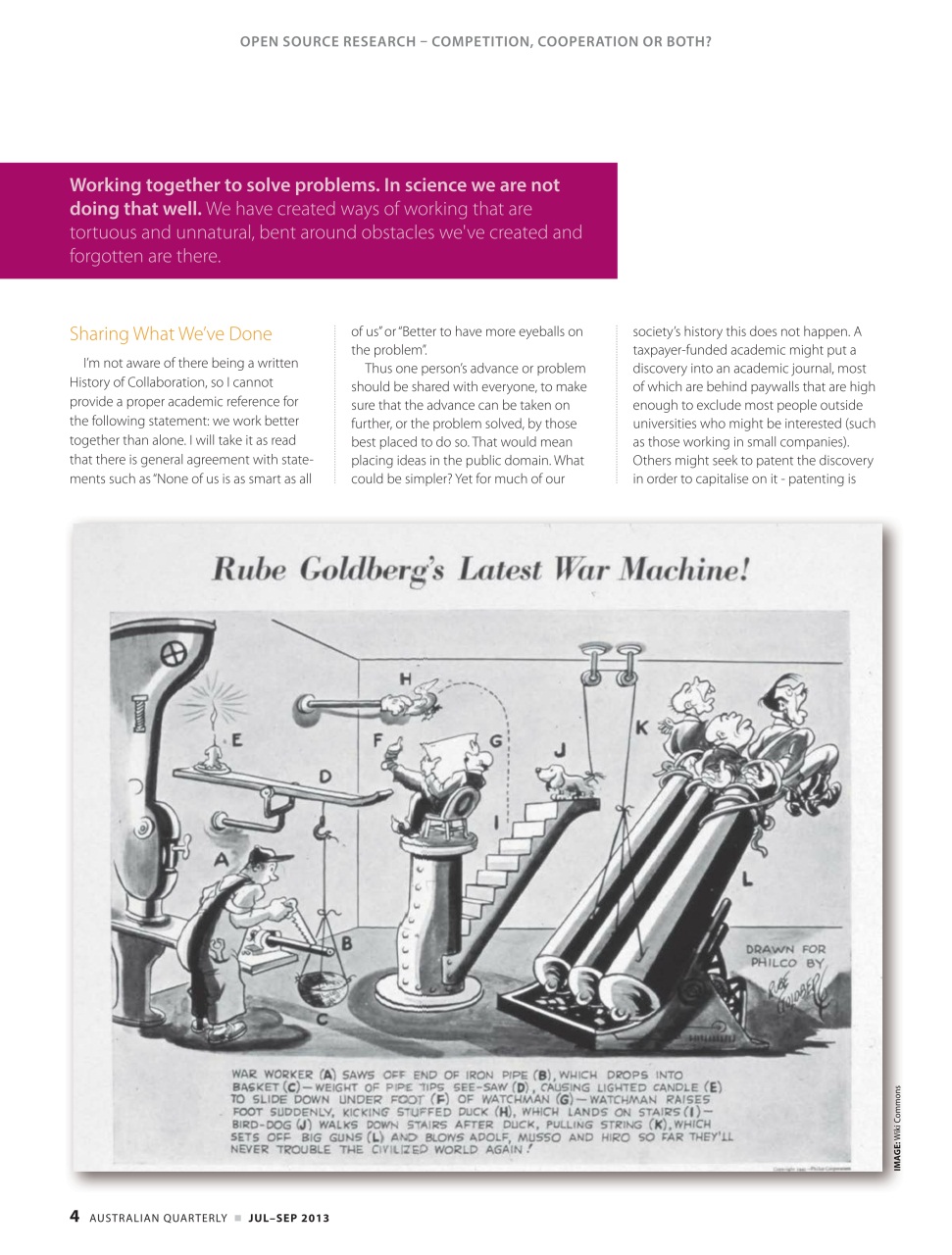 AQ: Australian Quarterly Preview Pages