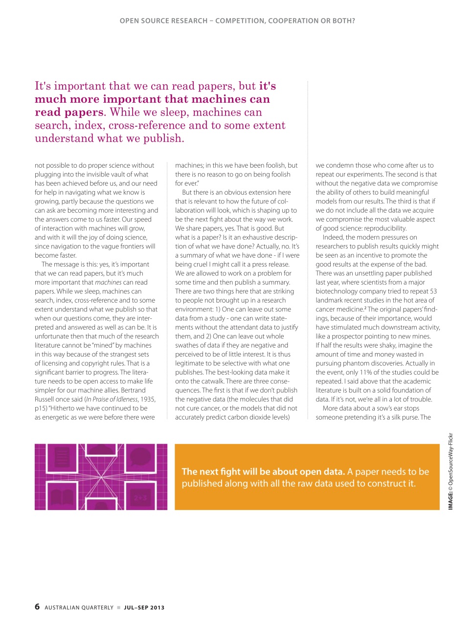 AQ: Australian Quarterly Preview Pages