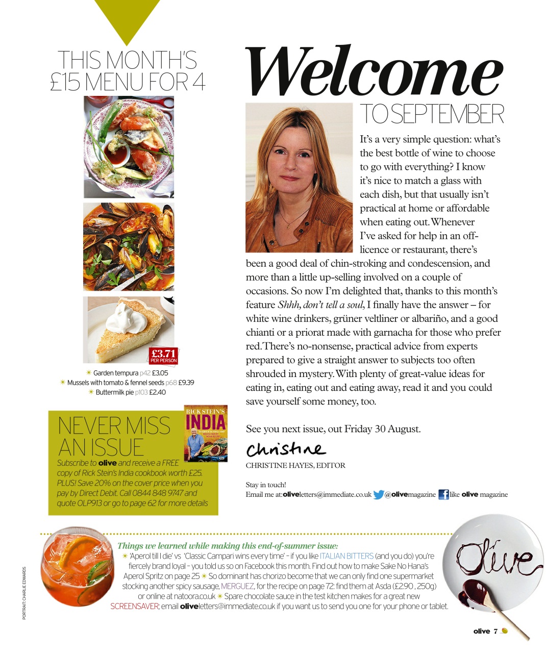 Olive Magazine Preview Pages