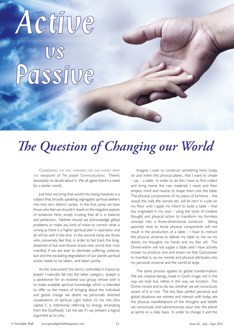 Paradigm Shift Preview Pages