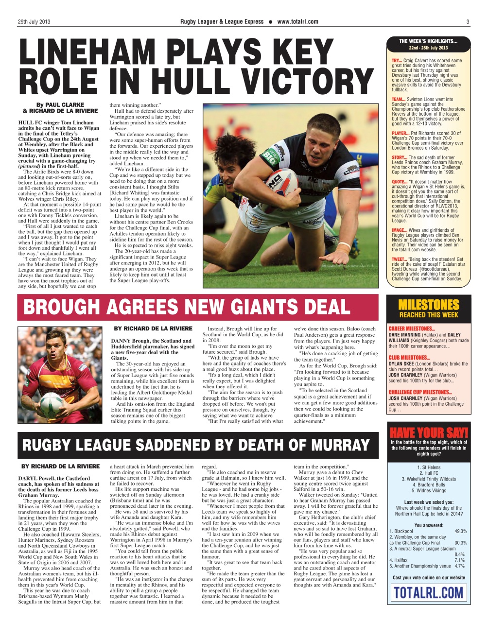 League Express Preview Pages