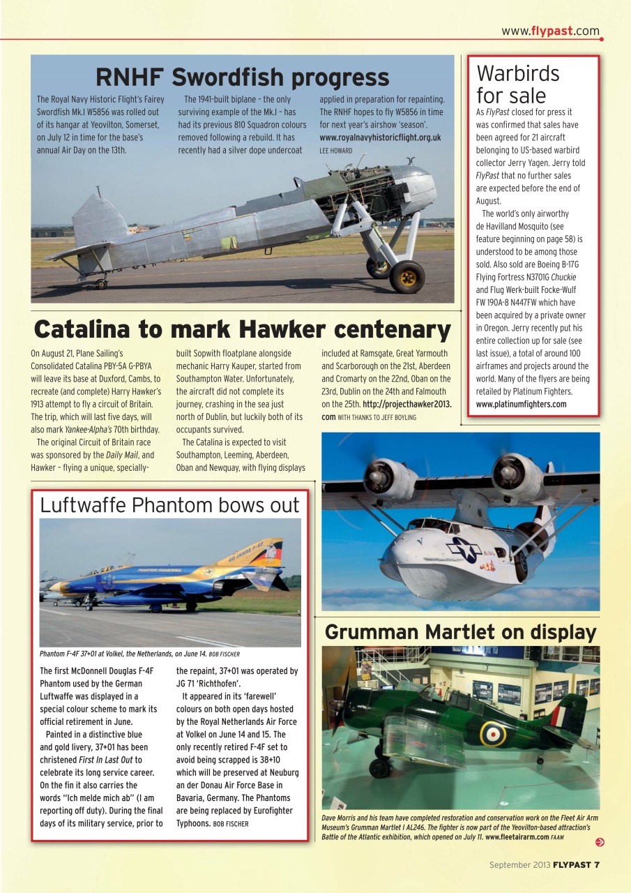 FlyPast Preview Pages