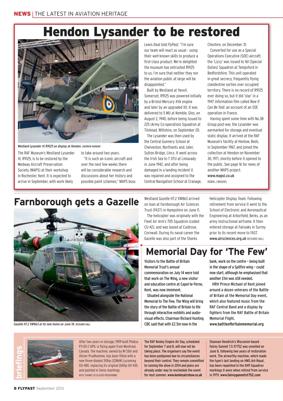 FlyPast Preview Pages