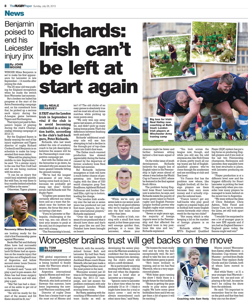 The Rugby Paper Preview Pages