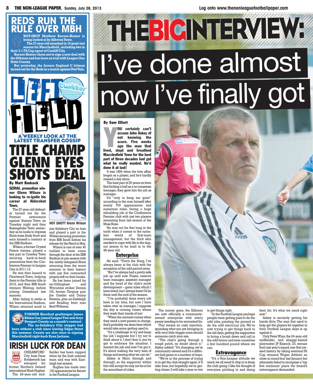 The Non-League Football Paper Preview Pages