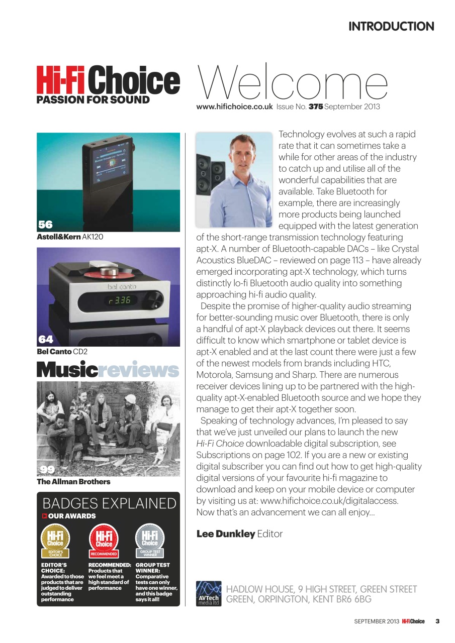 Hi-Fi Choice Preview Pages