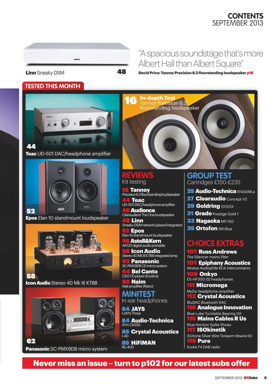 Hi-Fi Choice Preview Pages