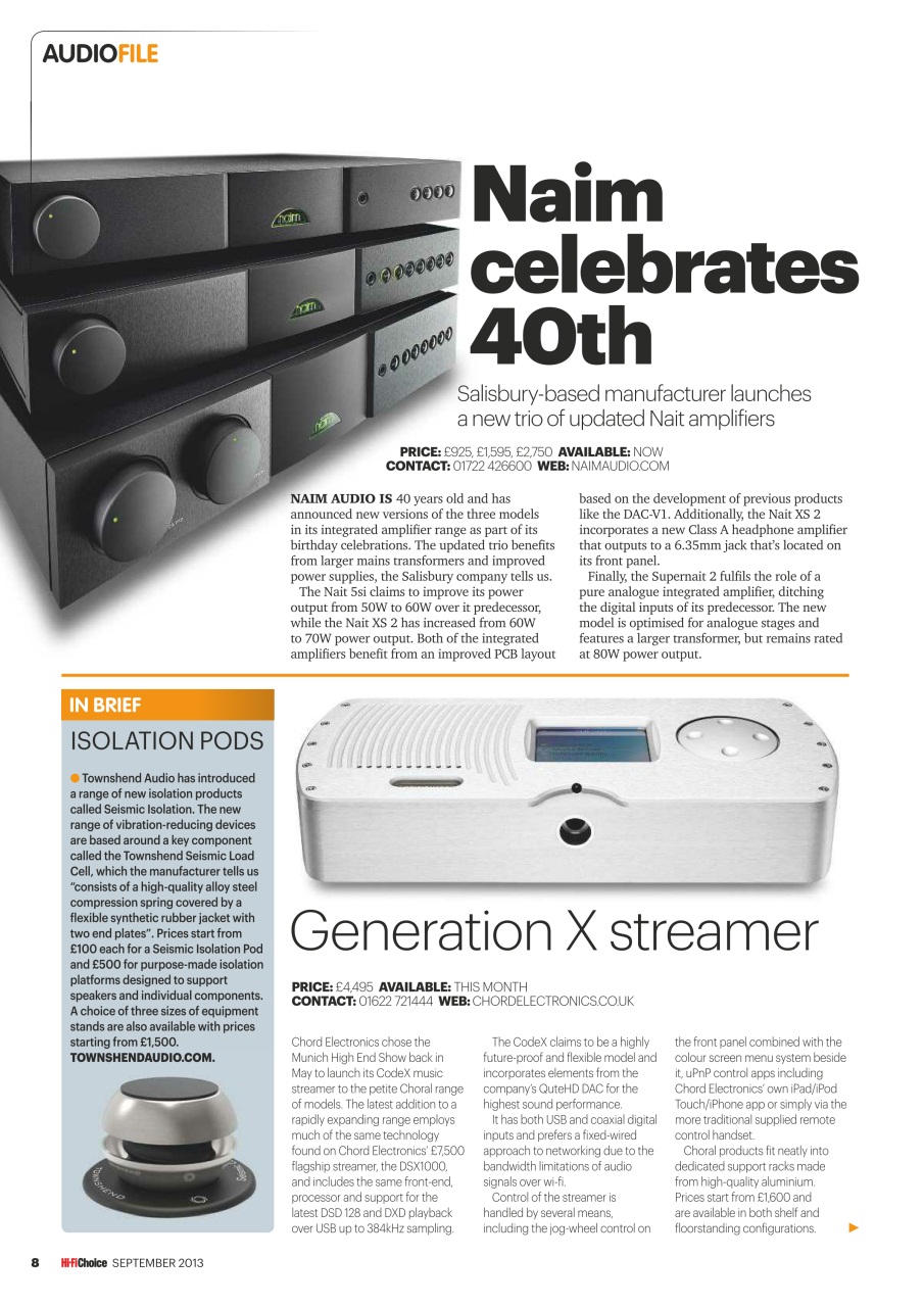 Hi-Fi Choice Preview Pages