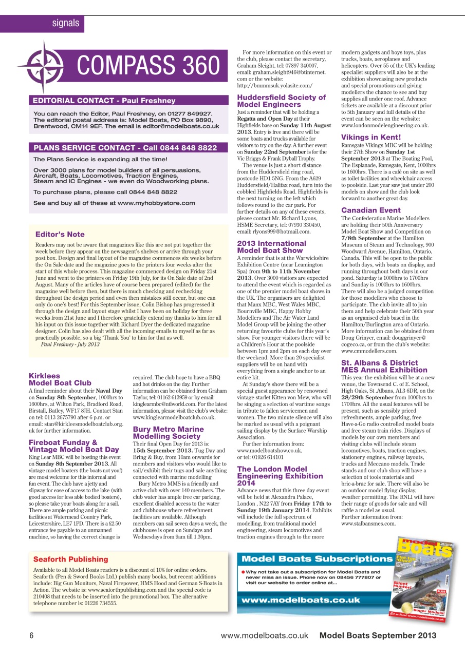 Model Boats Preview Pages