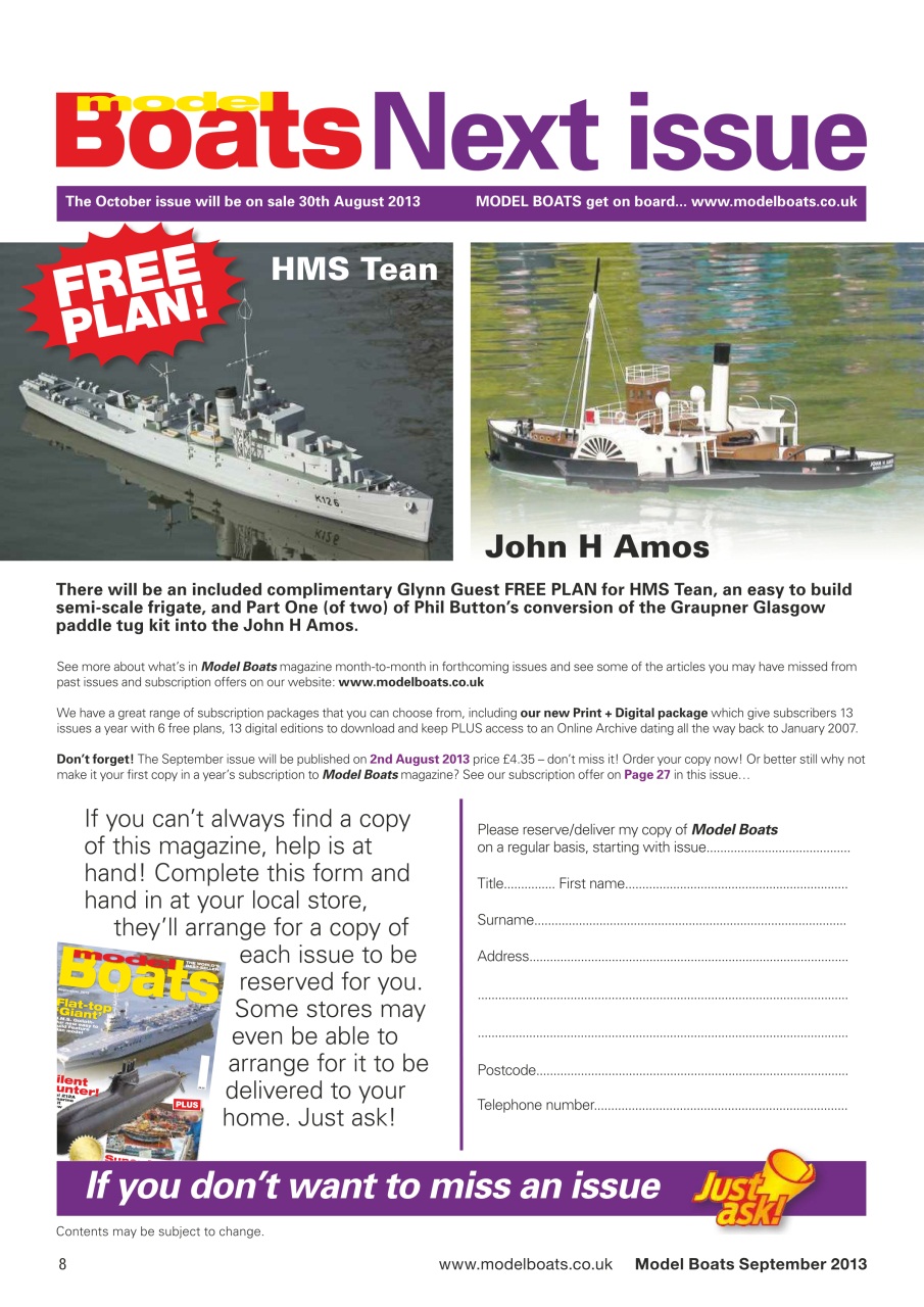 Model Boats Preview Pages