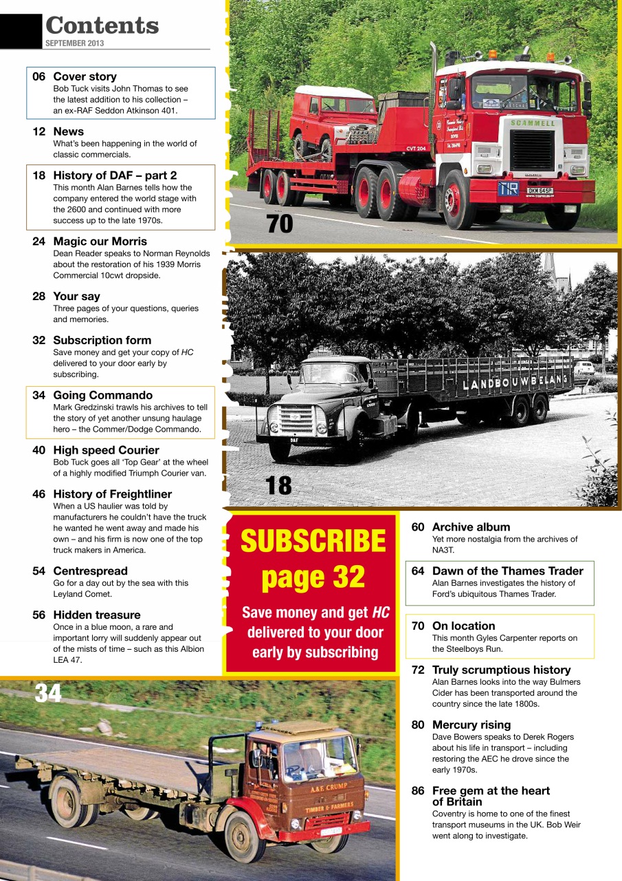 Heritage Commercials Magazine Preview Pages