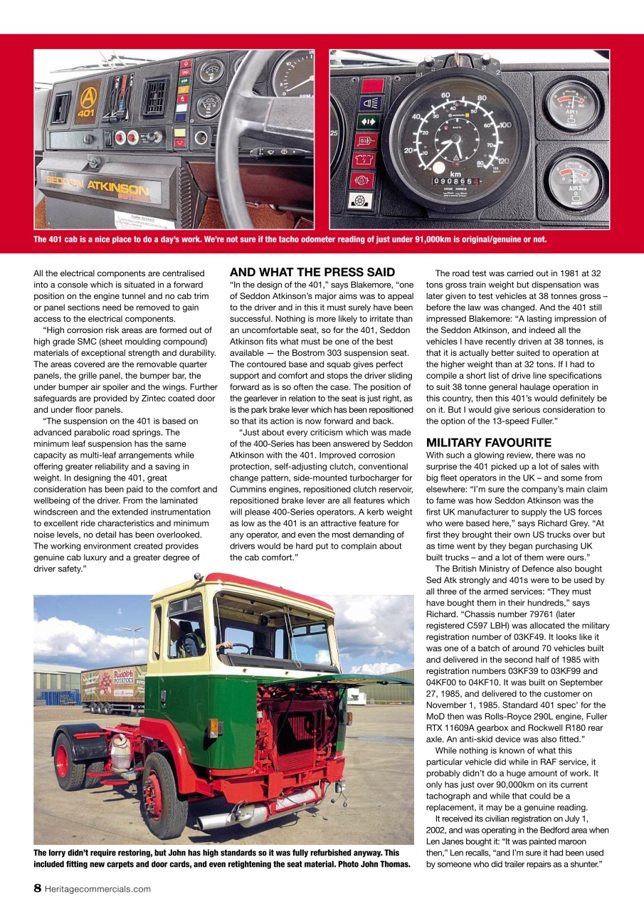 Heritage Commercials Magazine Preview Pages