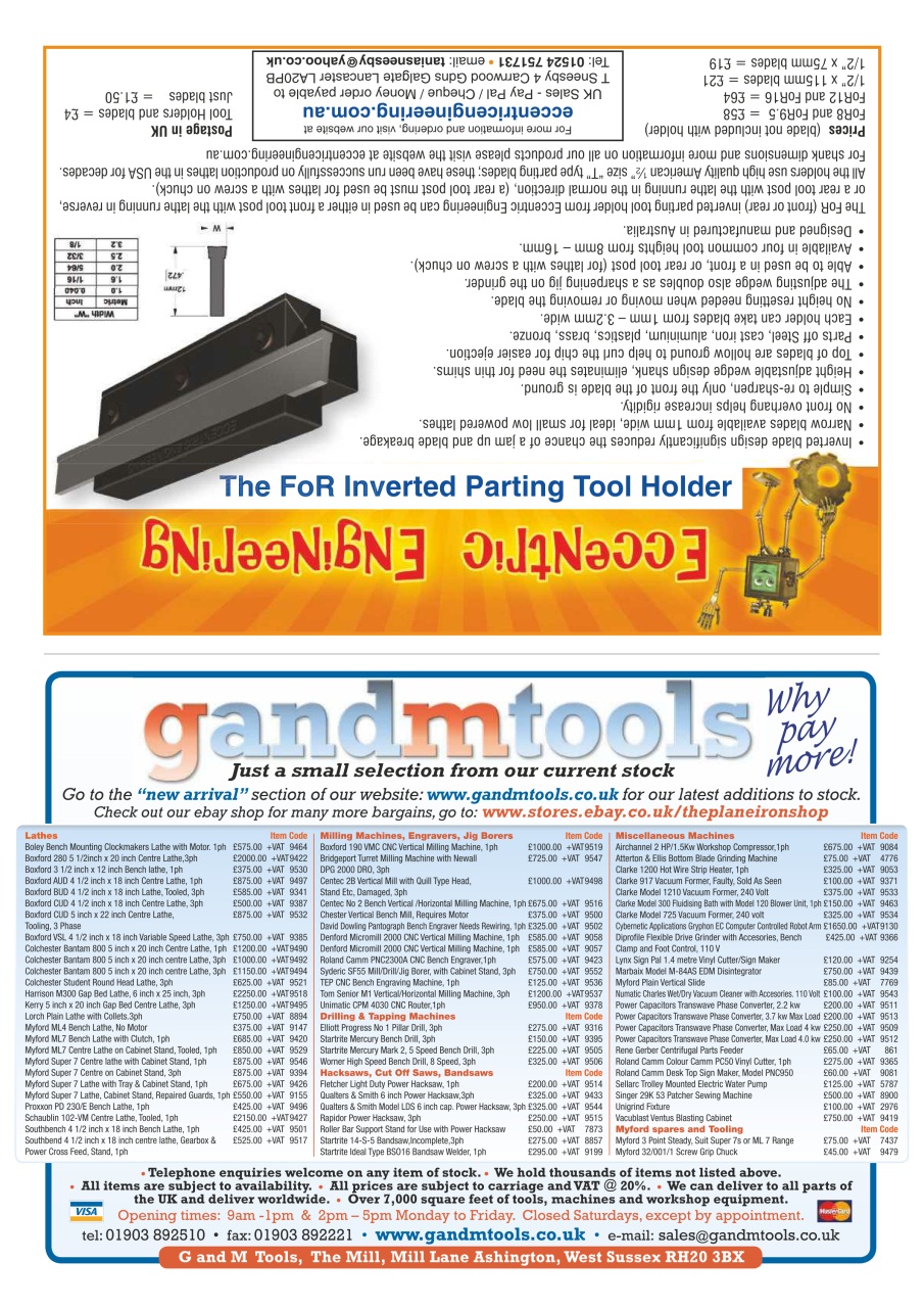 Model Engineer & Workshop Magazine Preview Pages