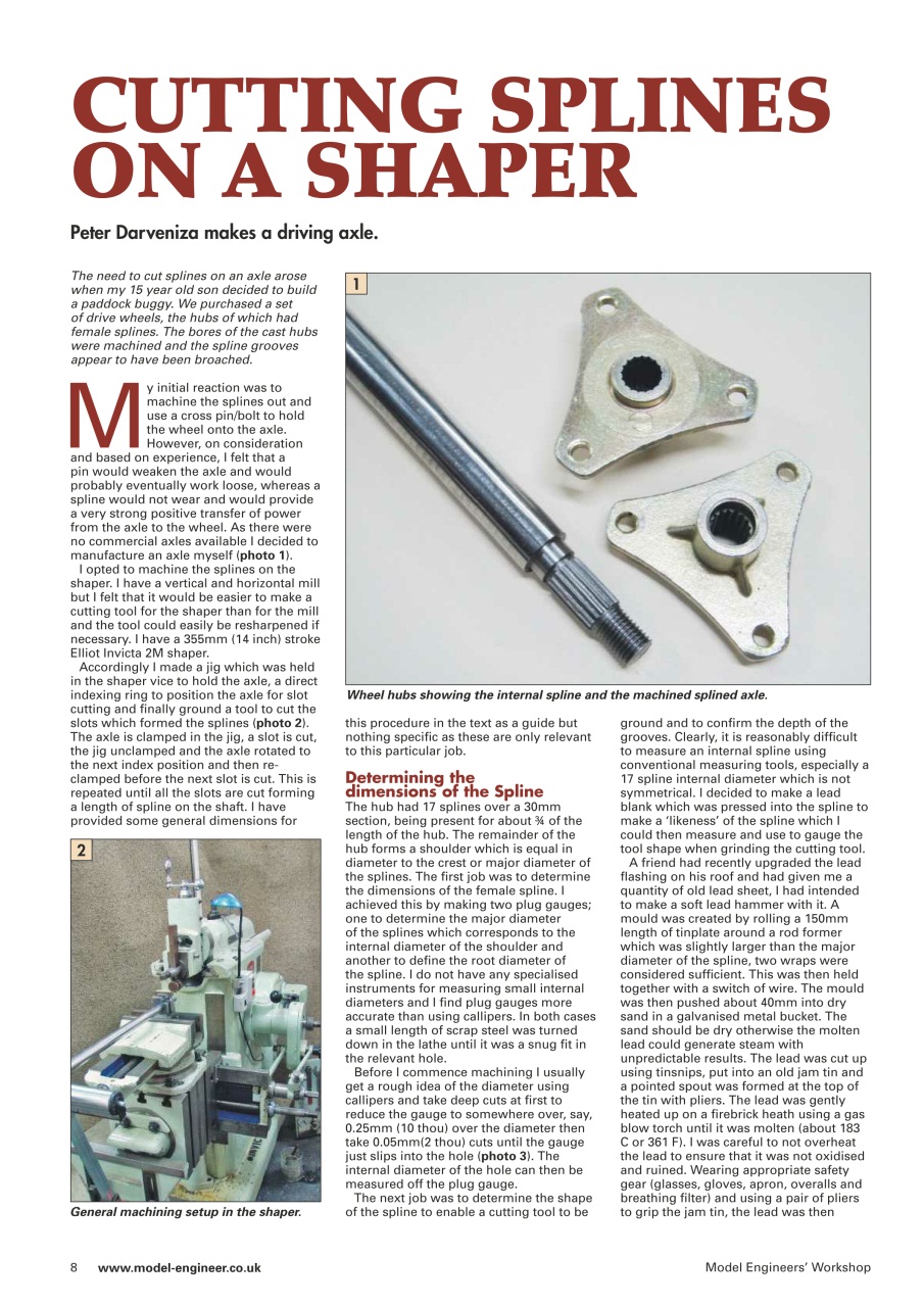 Model Engineer & Workshop Magazine Preview Pages