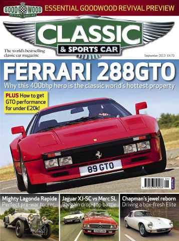 Classic & Sports Car issue September 2013