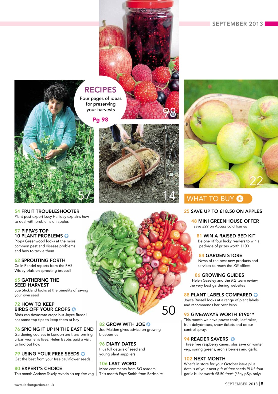 Kitchen Garden Magazine Preview Pages