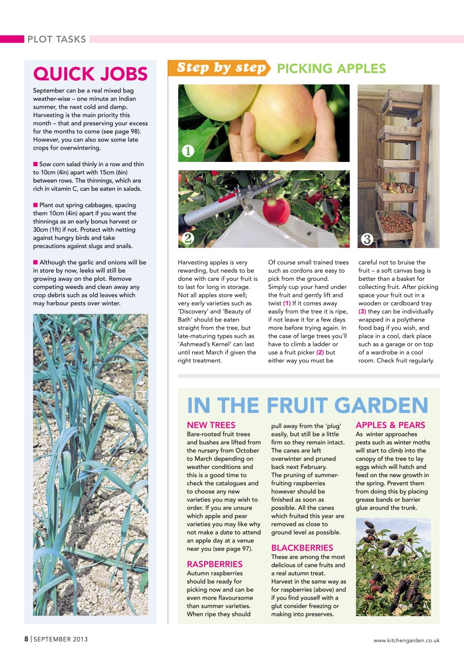 Kitchen Garden Magazine Preview Pages
