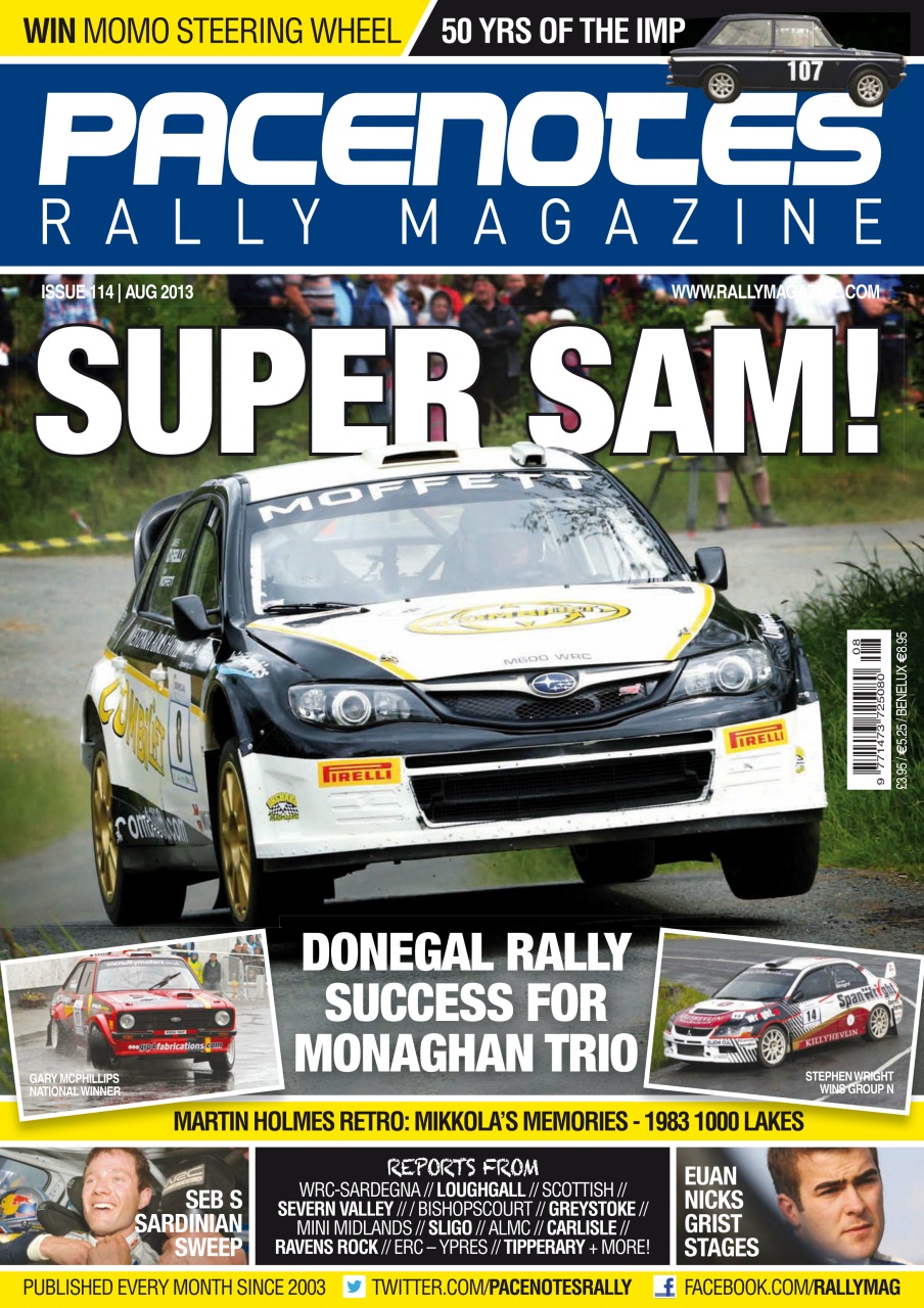 Pacenotes Rally magazine Preview Pages