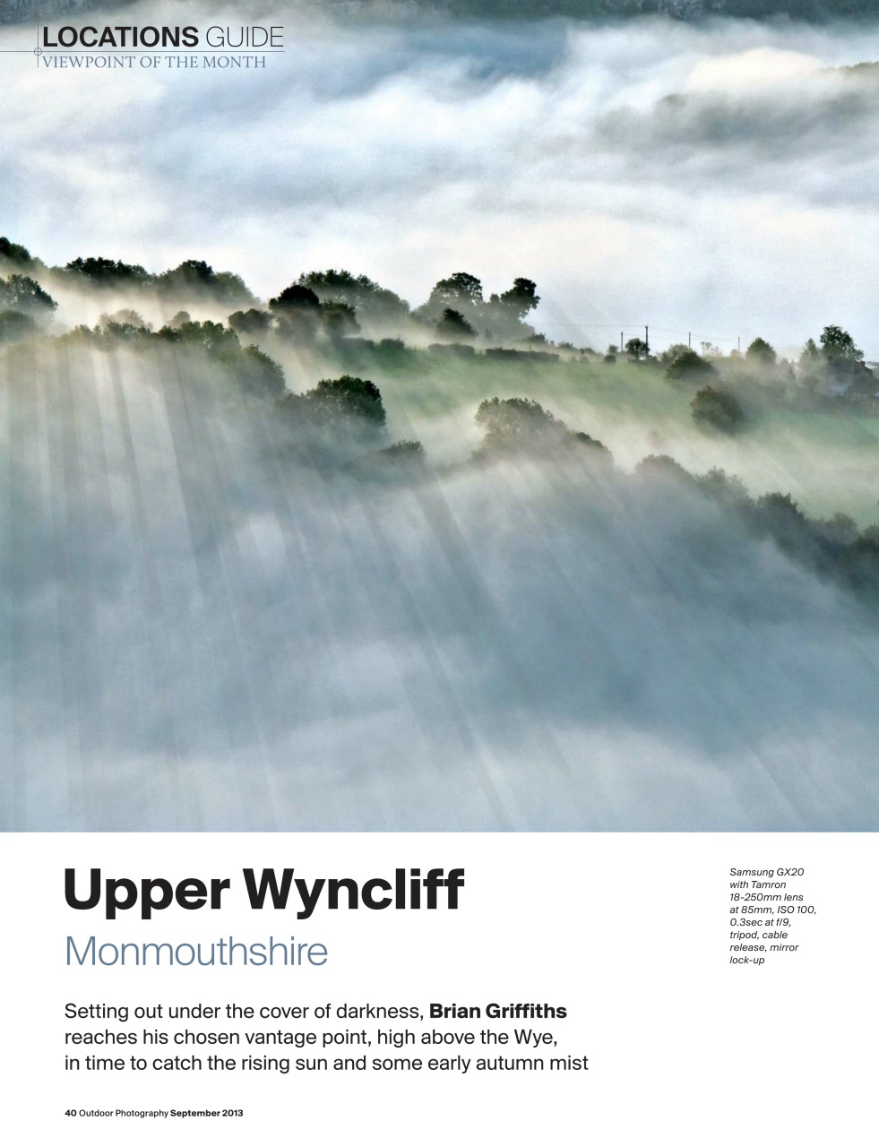 Outdoor Photography Preview Pages