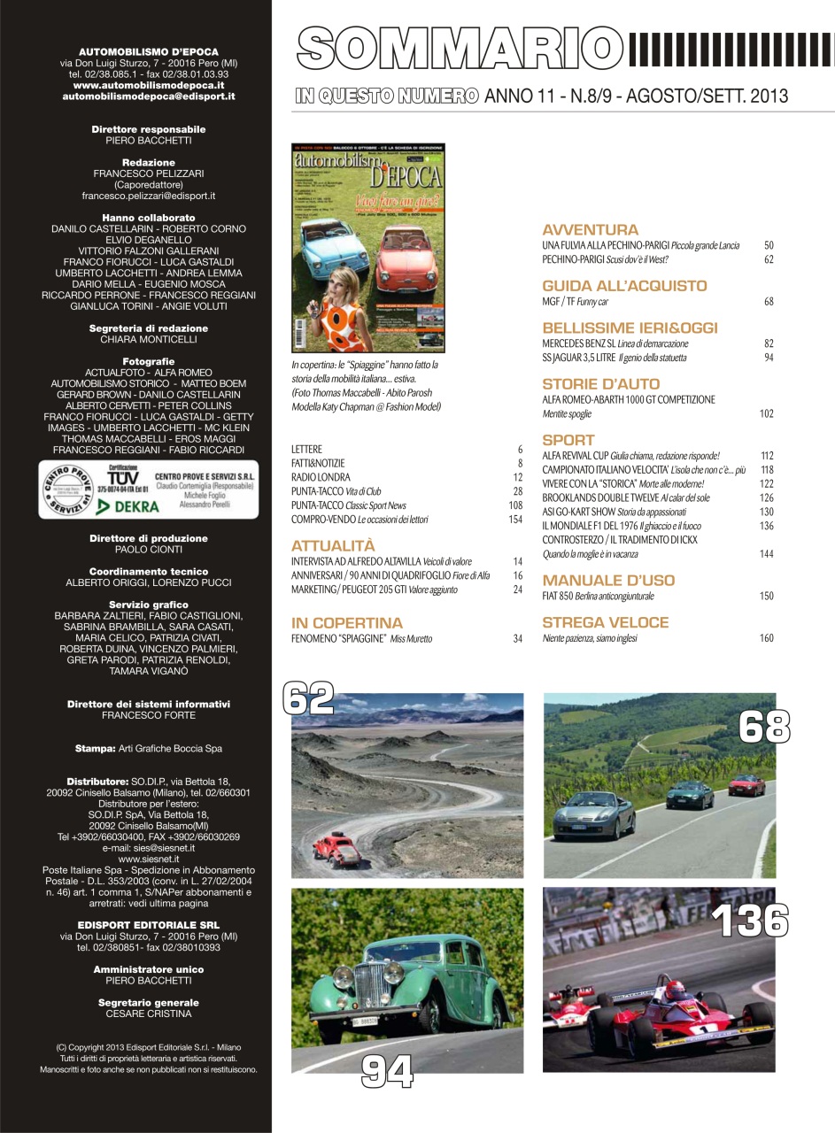 Automobilismo d'Epoca Preview Pages