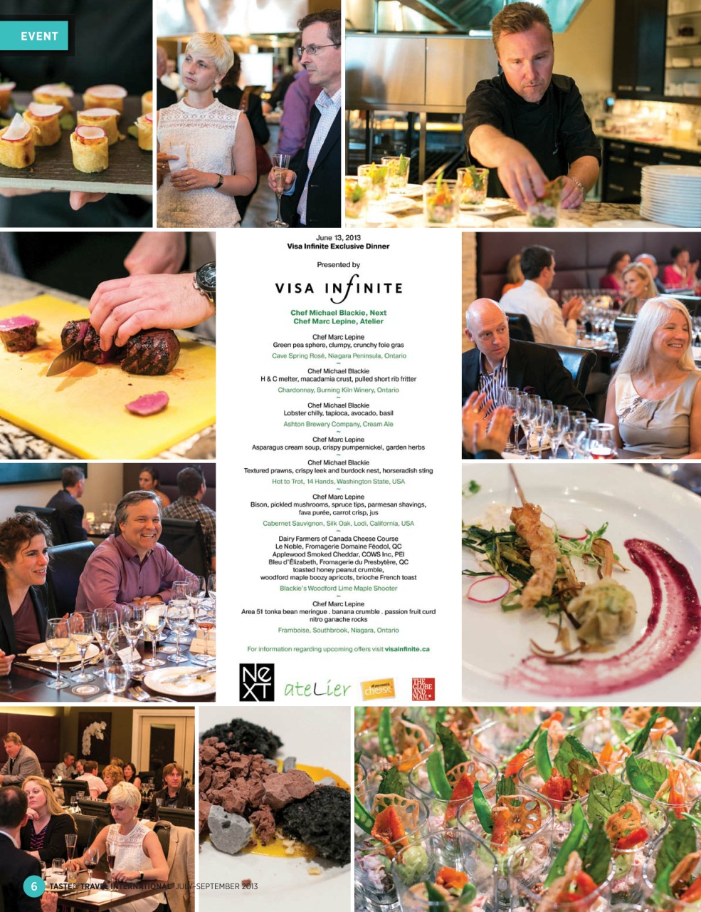 Taste & Travel International Preview Pages