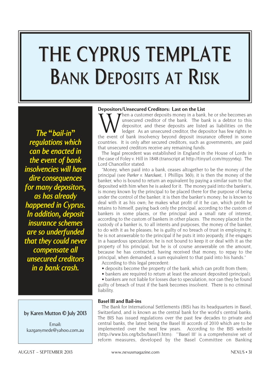 Nexus Magazine Preview Pages