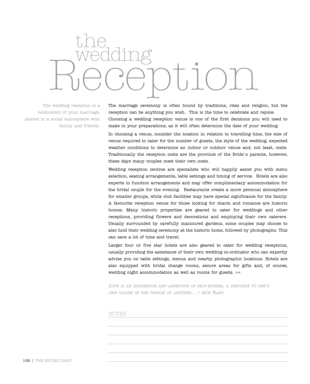 The Bride’s Diary VIC Preview Pages