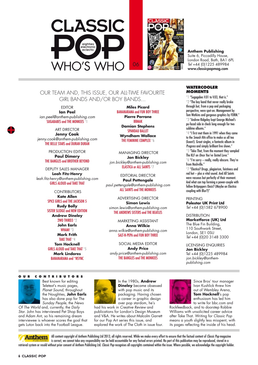 Classic Pop Preview Pages