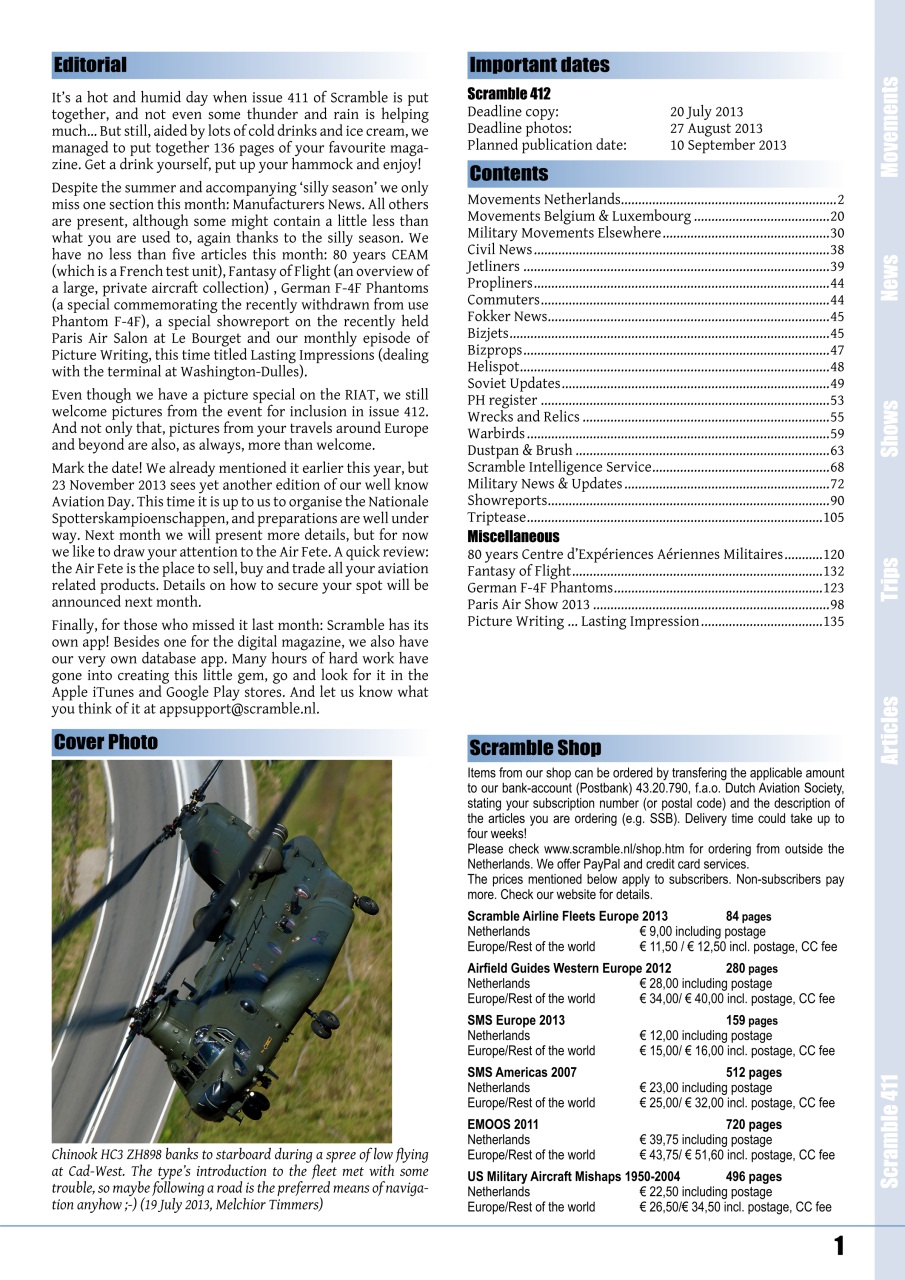 Scramble Magazine Preview Pages