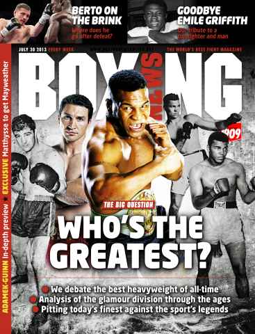 Boxing News issue July 30 2013