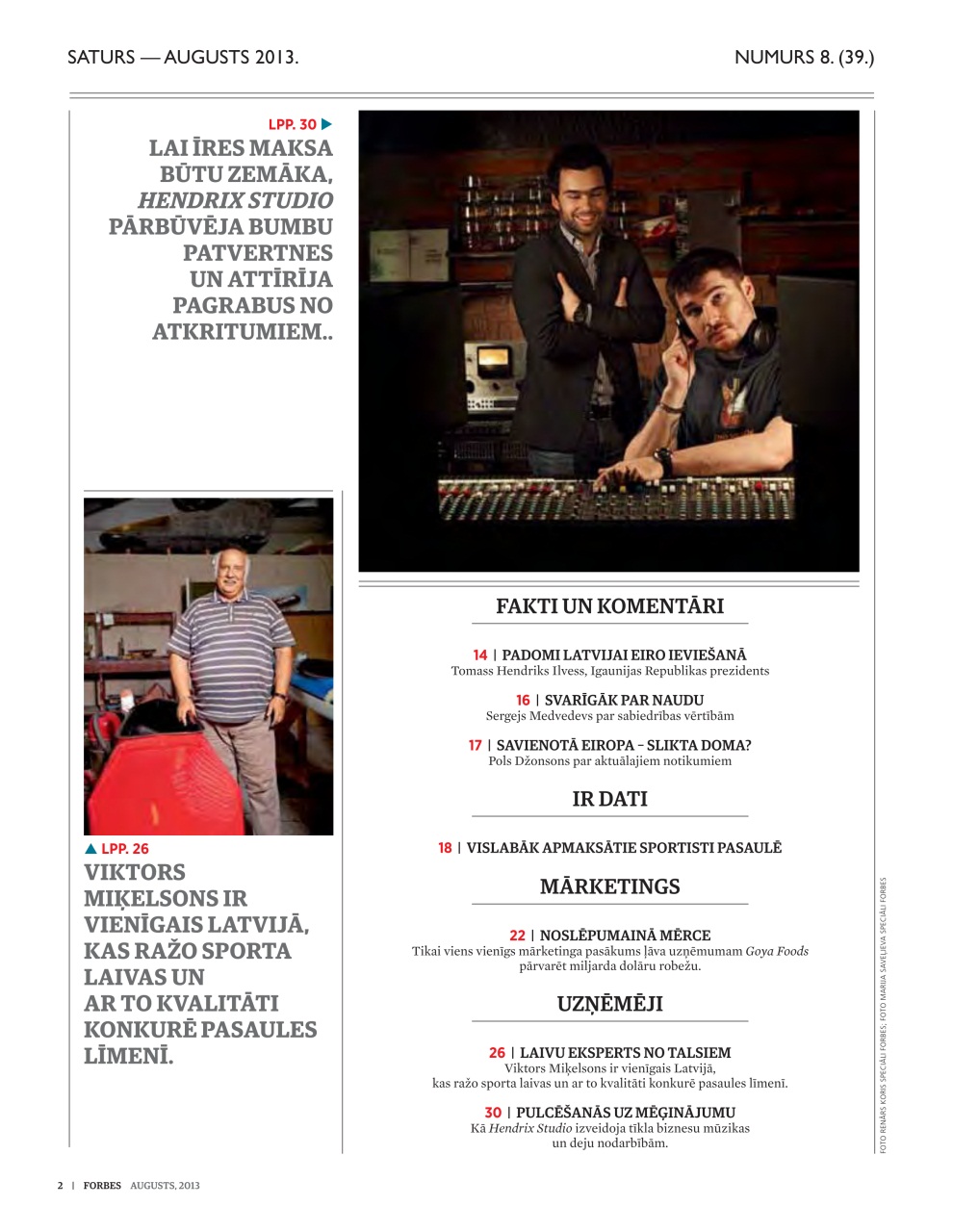 Forbes Latvia Preview Pages