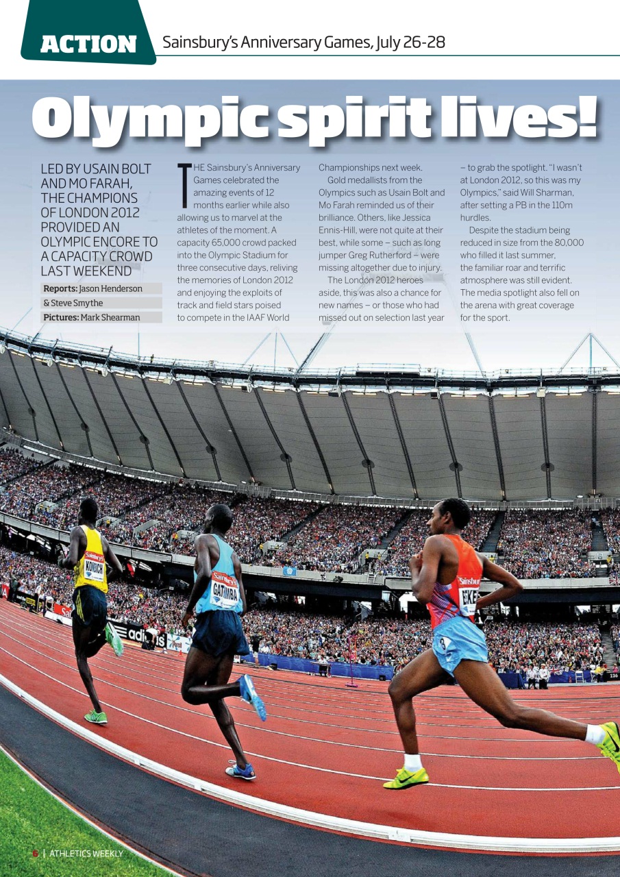 AW – Athletics Weekly Magazine Preview Pages