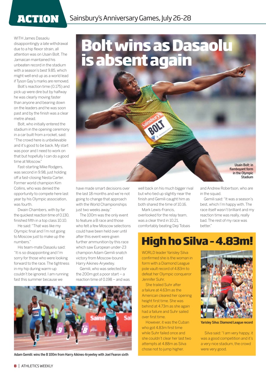 AW – Athletics Weekly Magazine Preview Pages