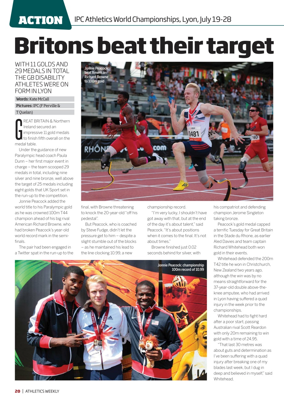 AW – Athletics Weekly Magazine Preview Pages