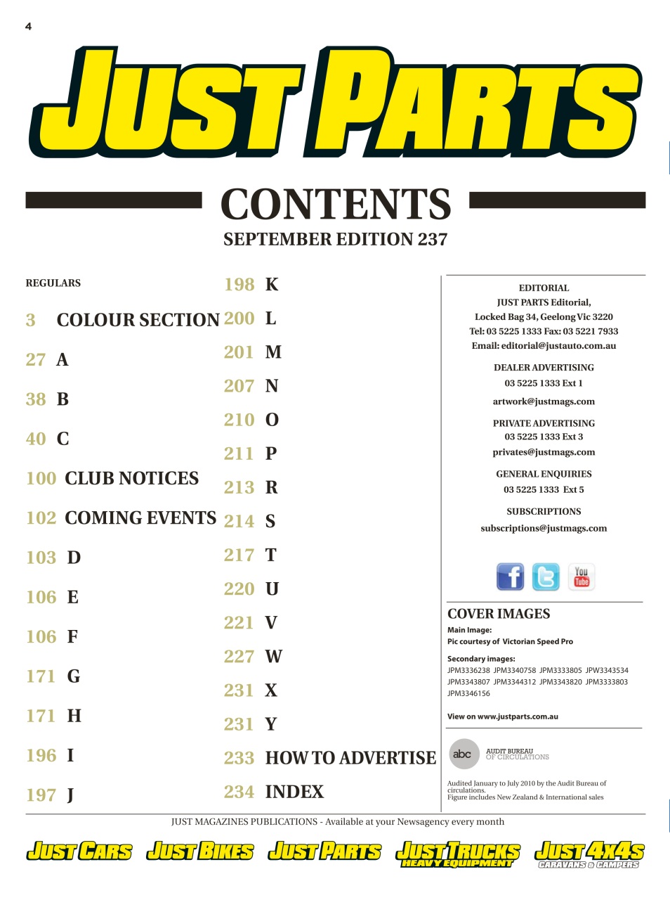 JUST PARTS Preview Pages