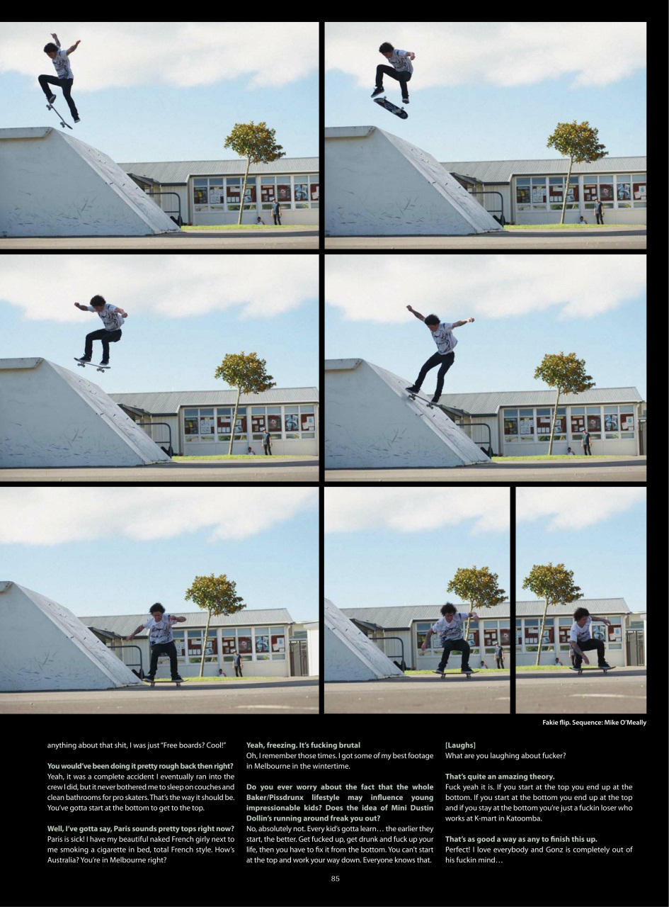 Skateboarder's Journal Australia Preview Pages
