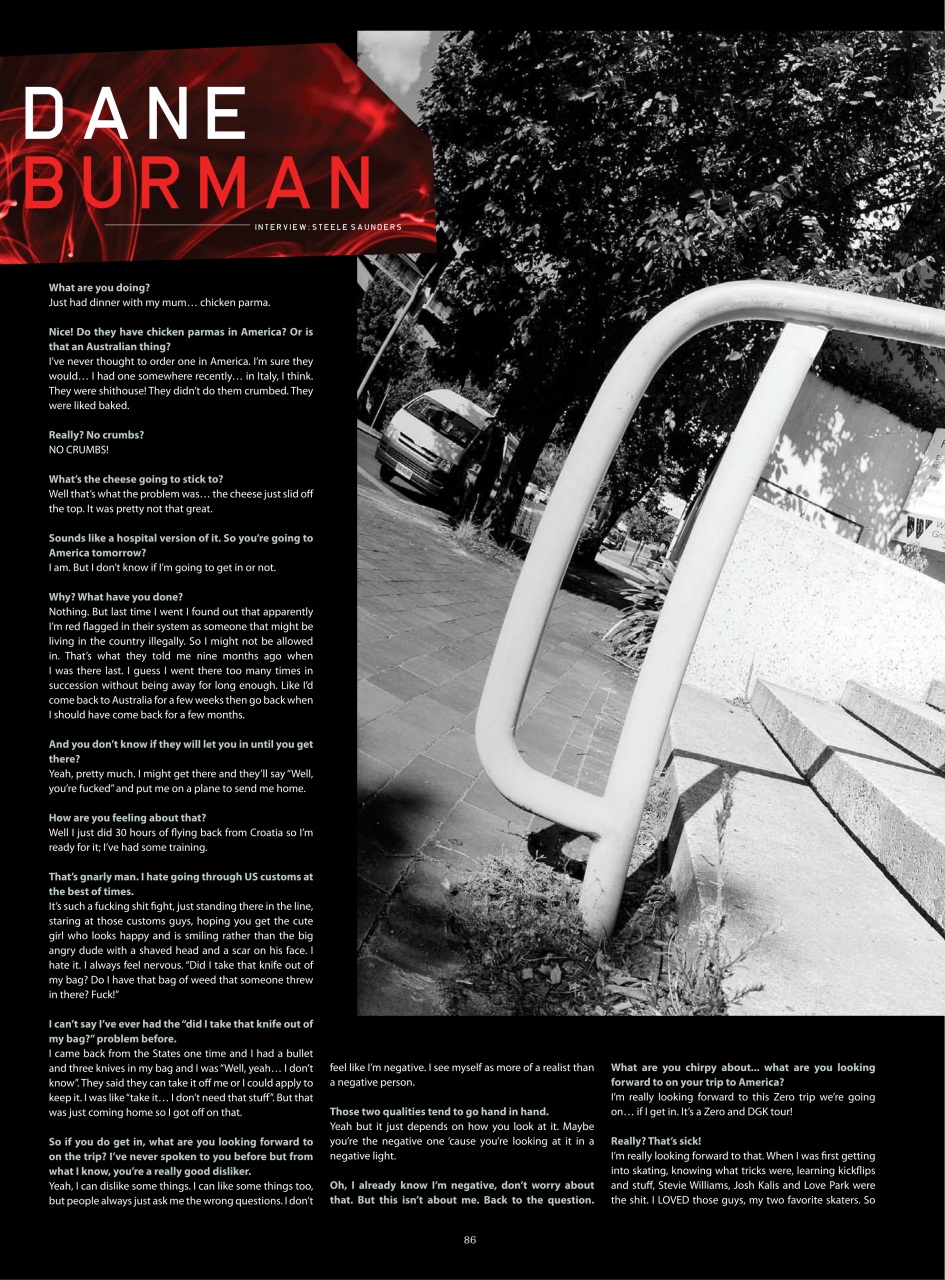 Skateboarder's Journal Australia Preview Pages