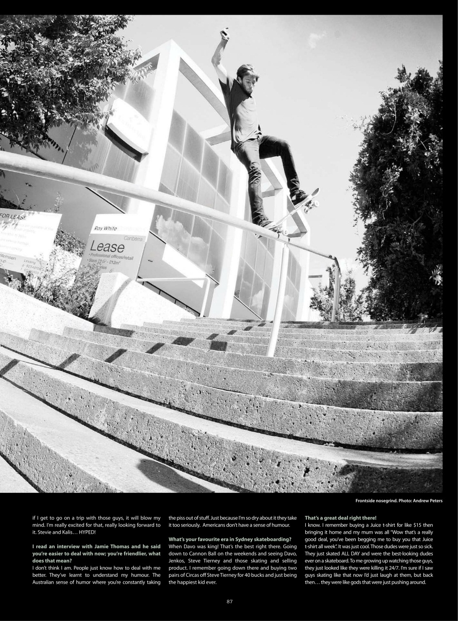 Skateboarder's Journal Australia Preview Pages