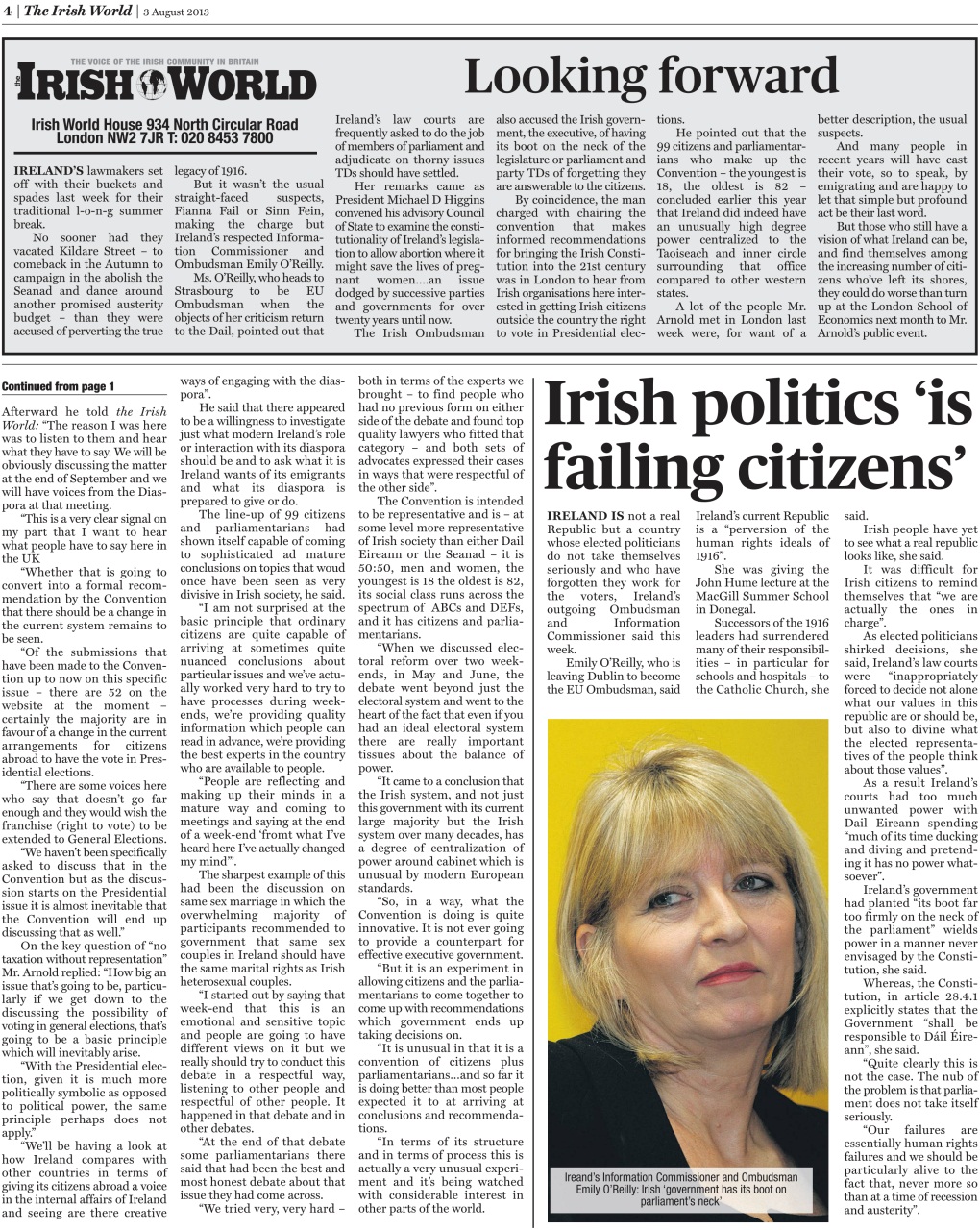 Irish World Preview Pages