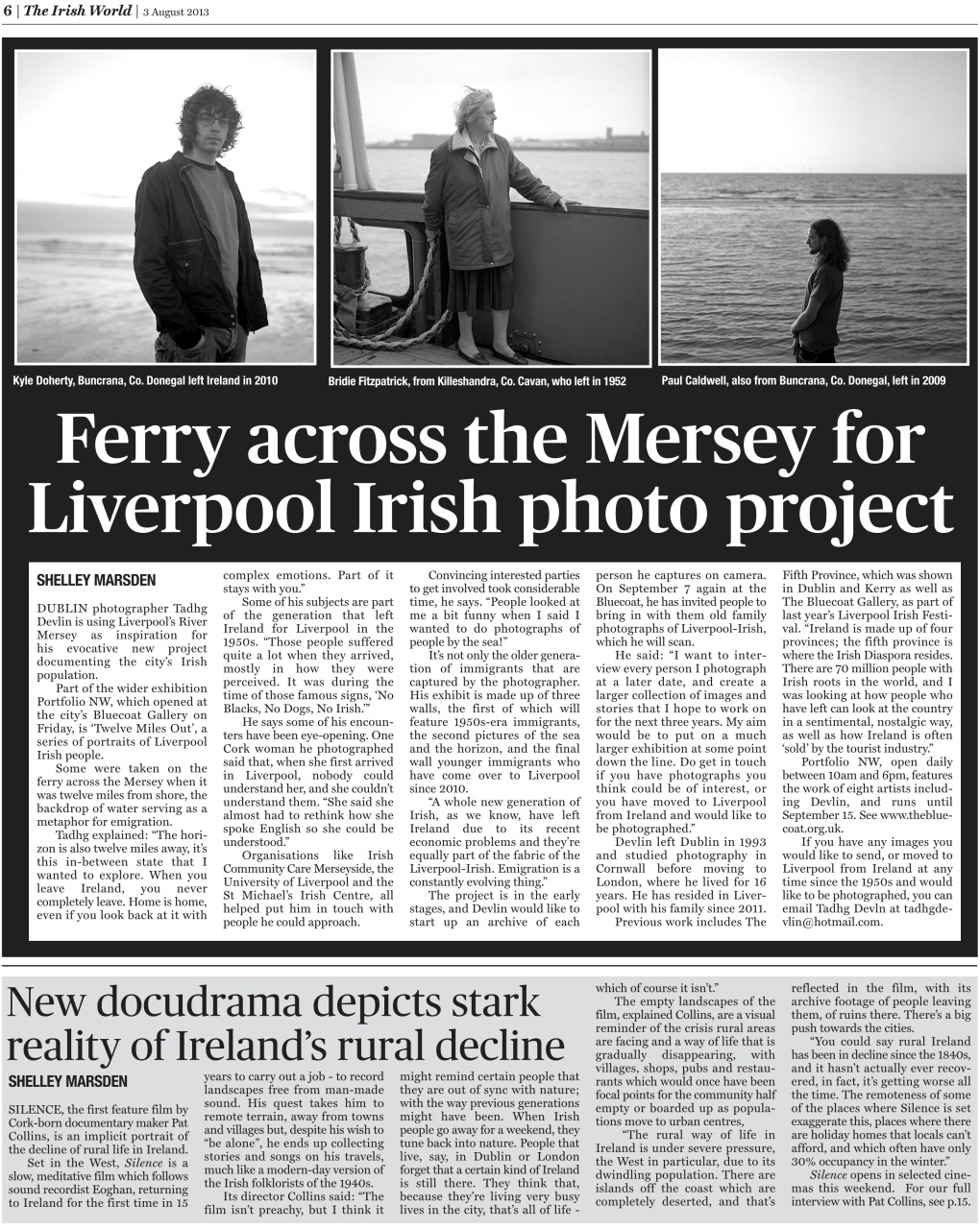 Irish World Preview Pages