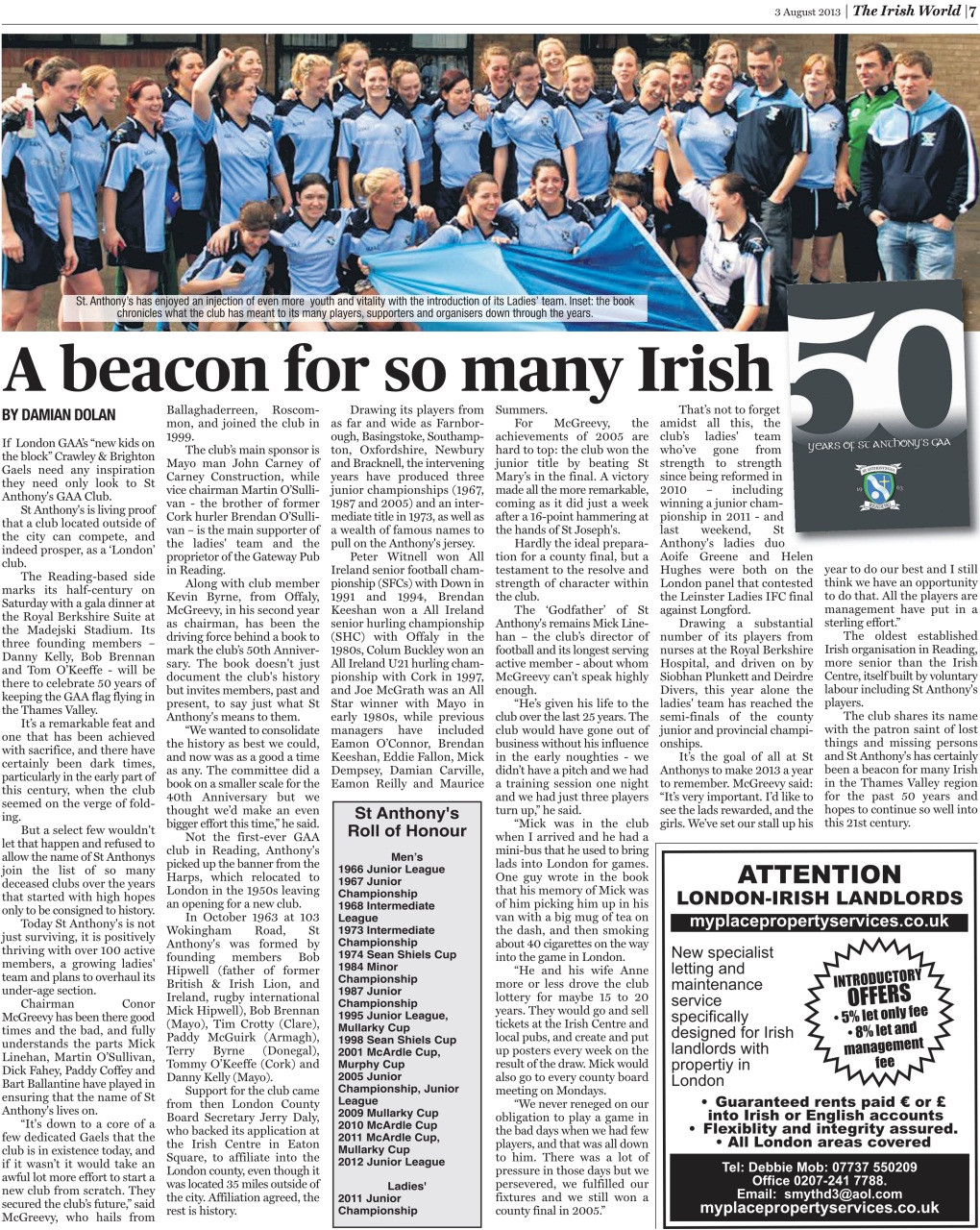 Irish World Preview Pages