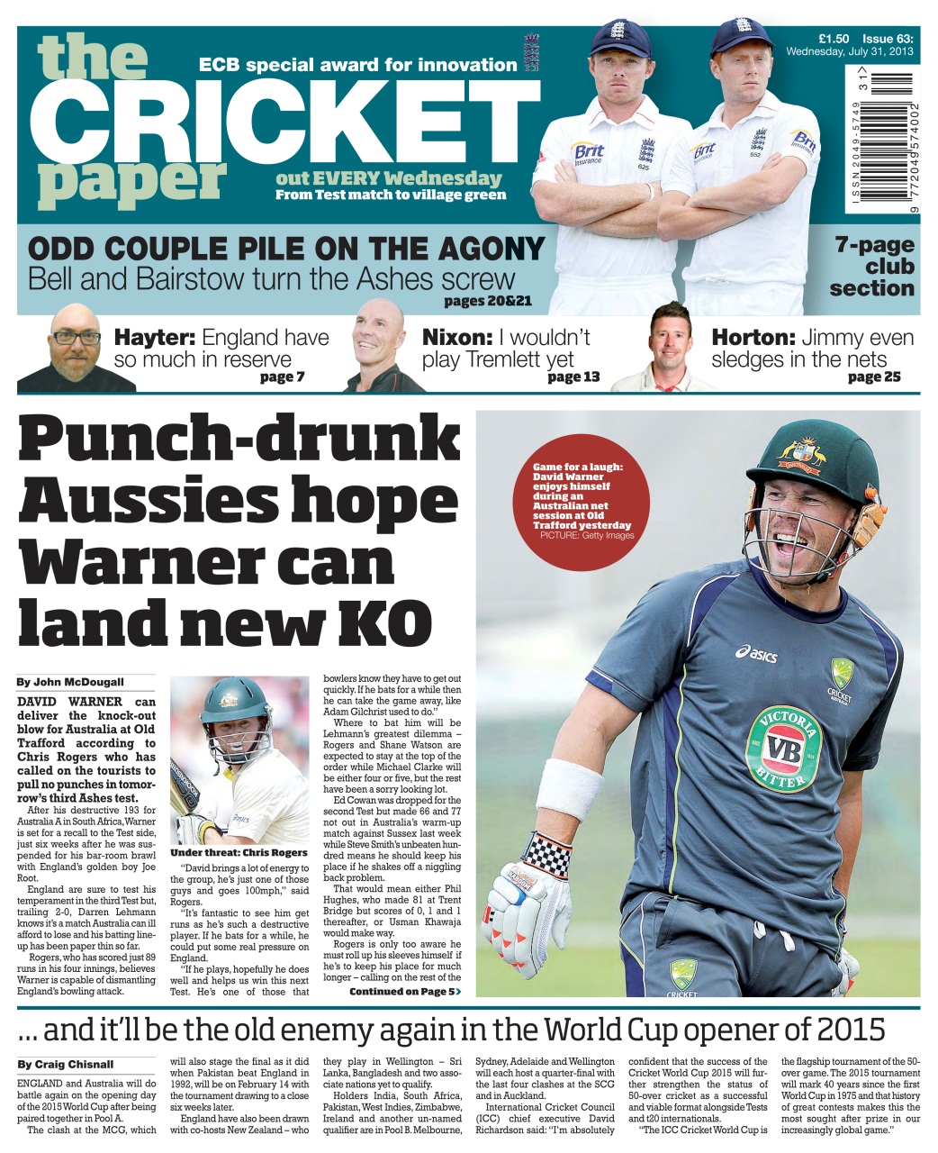 The Cricket Paper Preview Pages