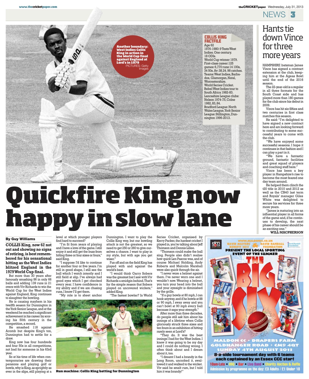 The Cricket Paper Preview Pages