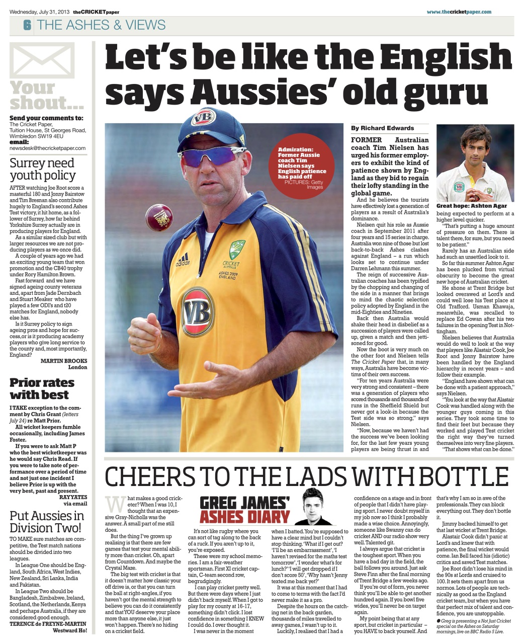 The Cricket Paper Preview Pages