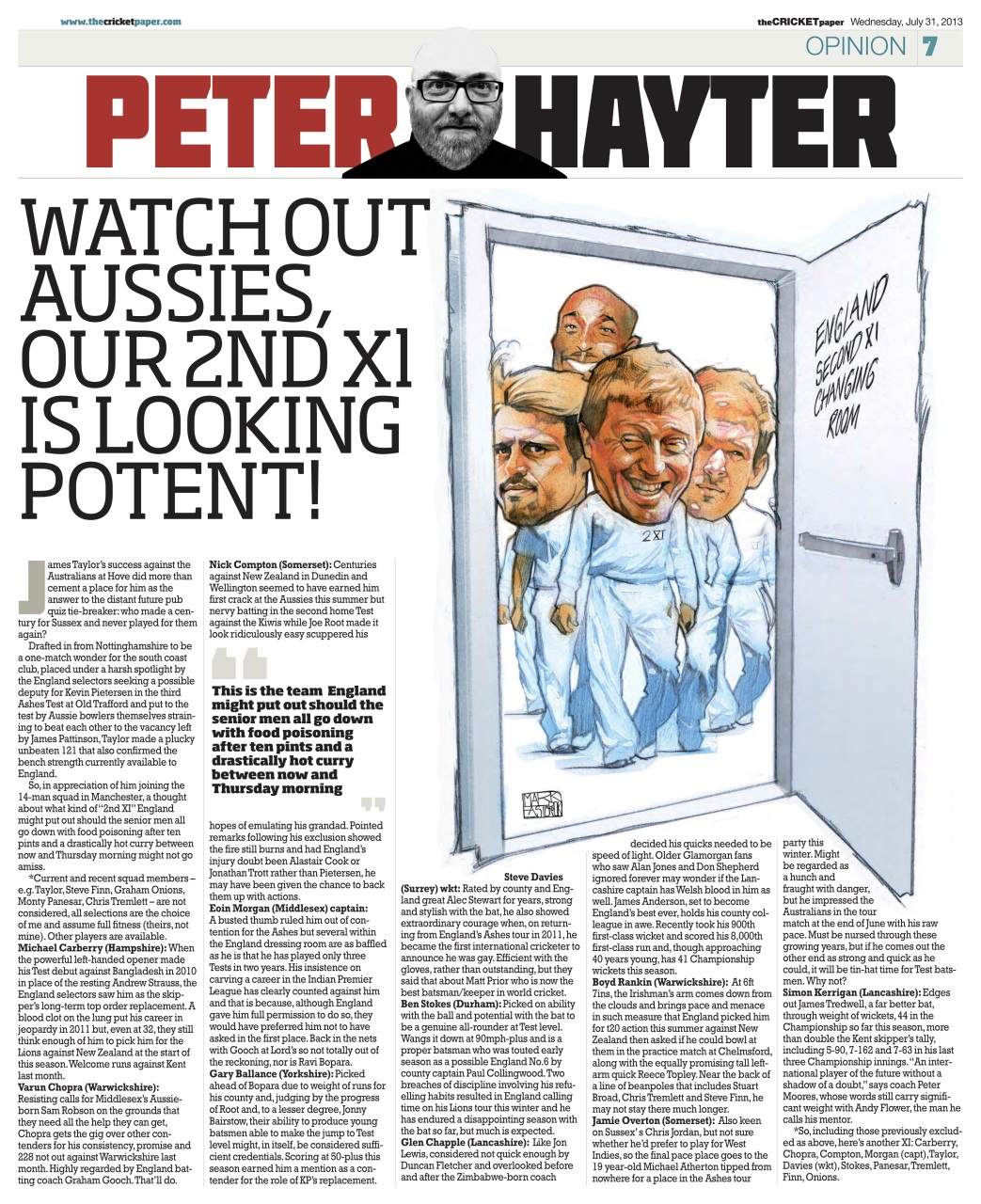 The Cricket Paper Preview Pages