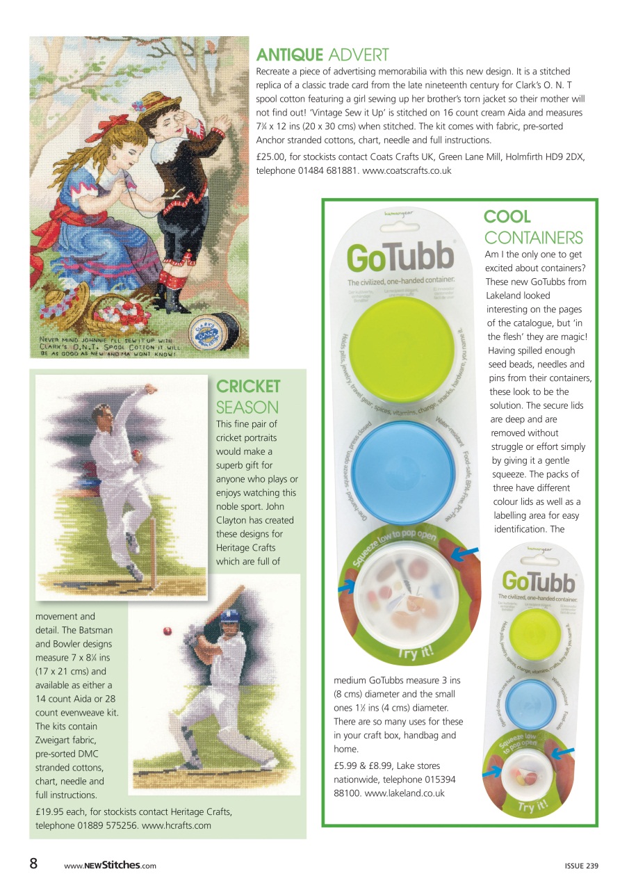 New Stitches Preview Pages