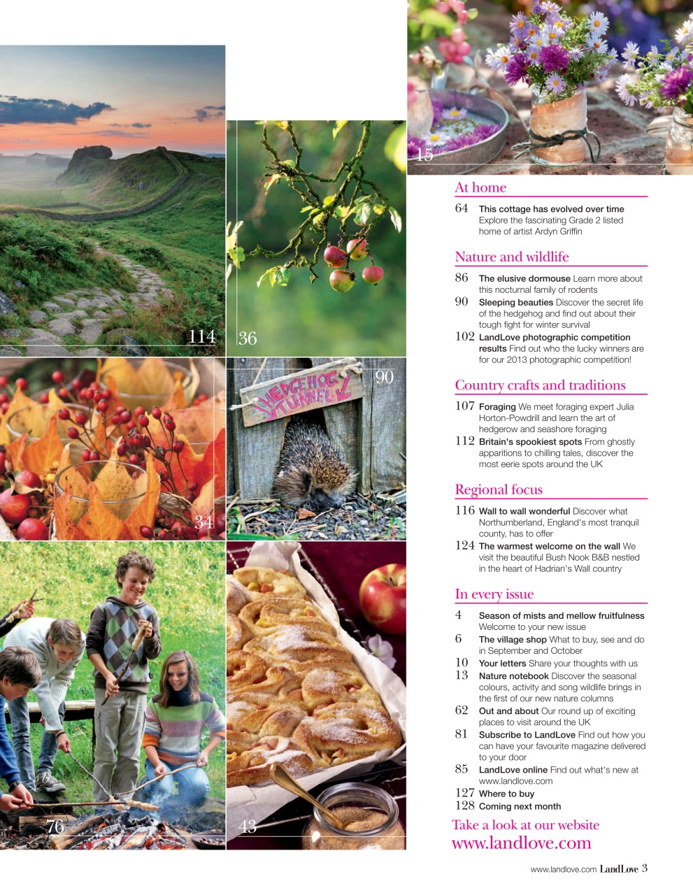 LandLove Magazine Preview Pages
