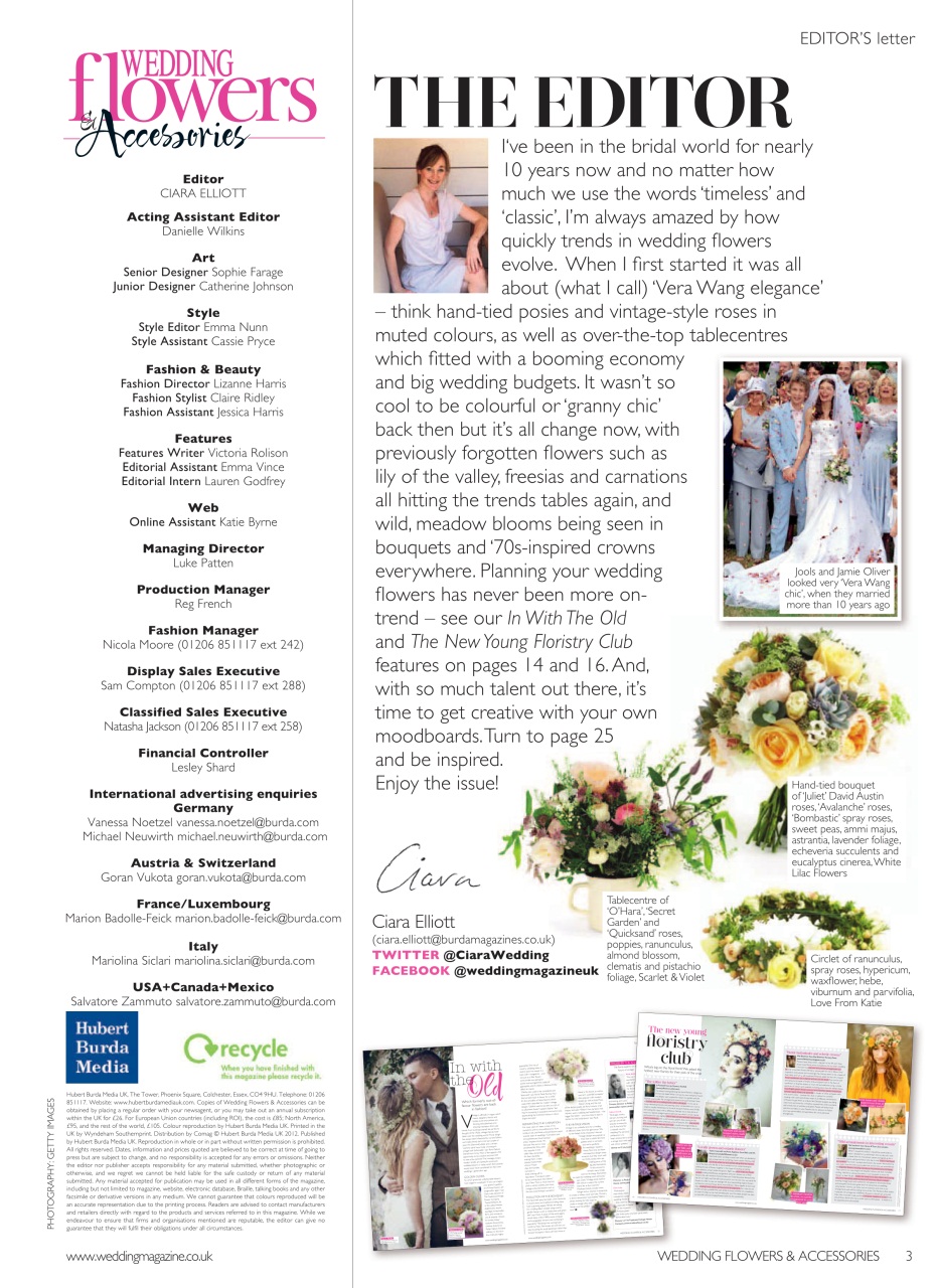 Wedding Flowers Magazine Preview Pages